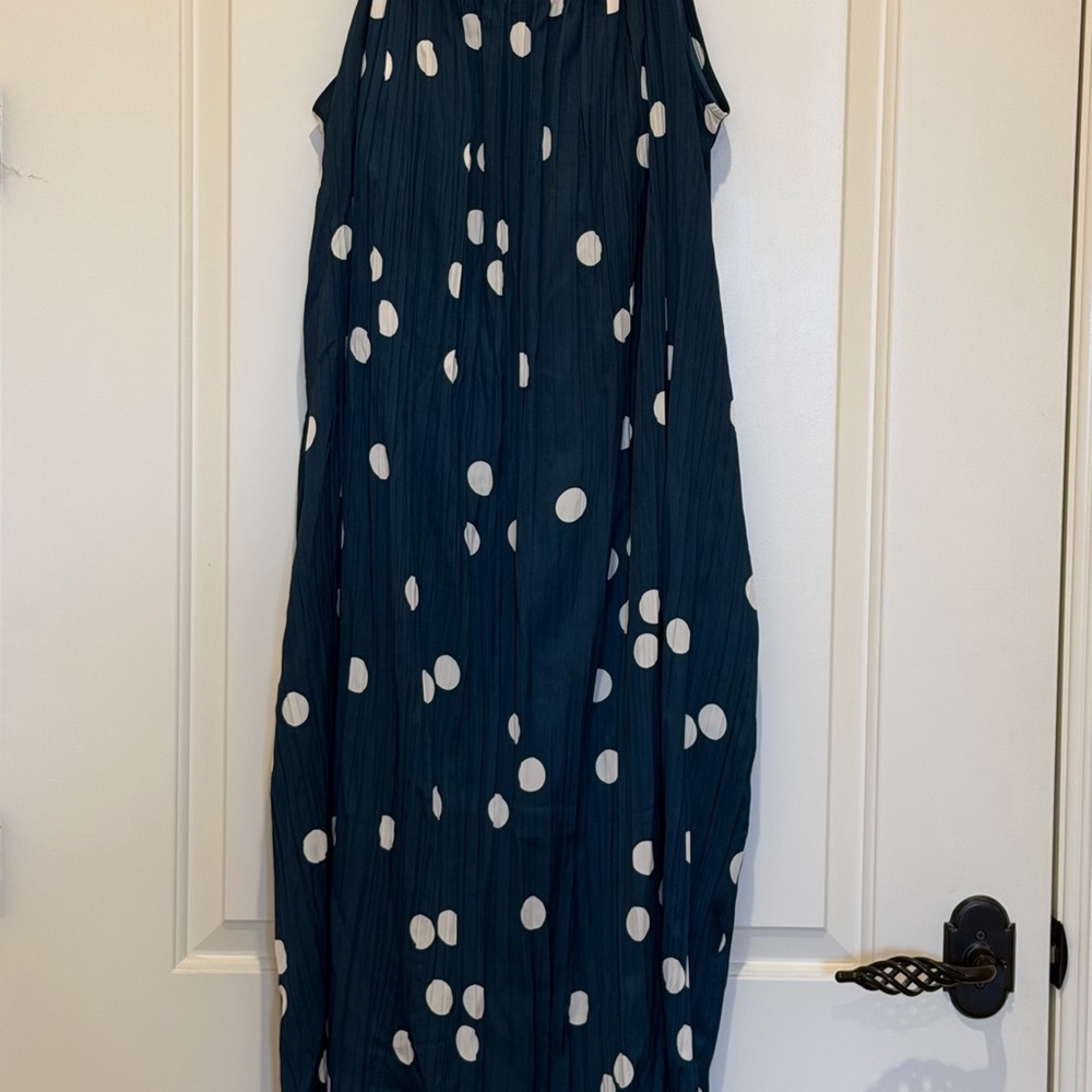 Soma Deep Teal Polka Dot Midi-Bra Dress - Picture 5 of 11
